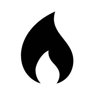 Heating services icon.