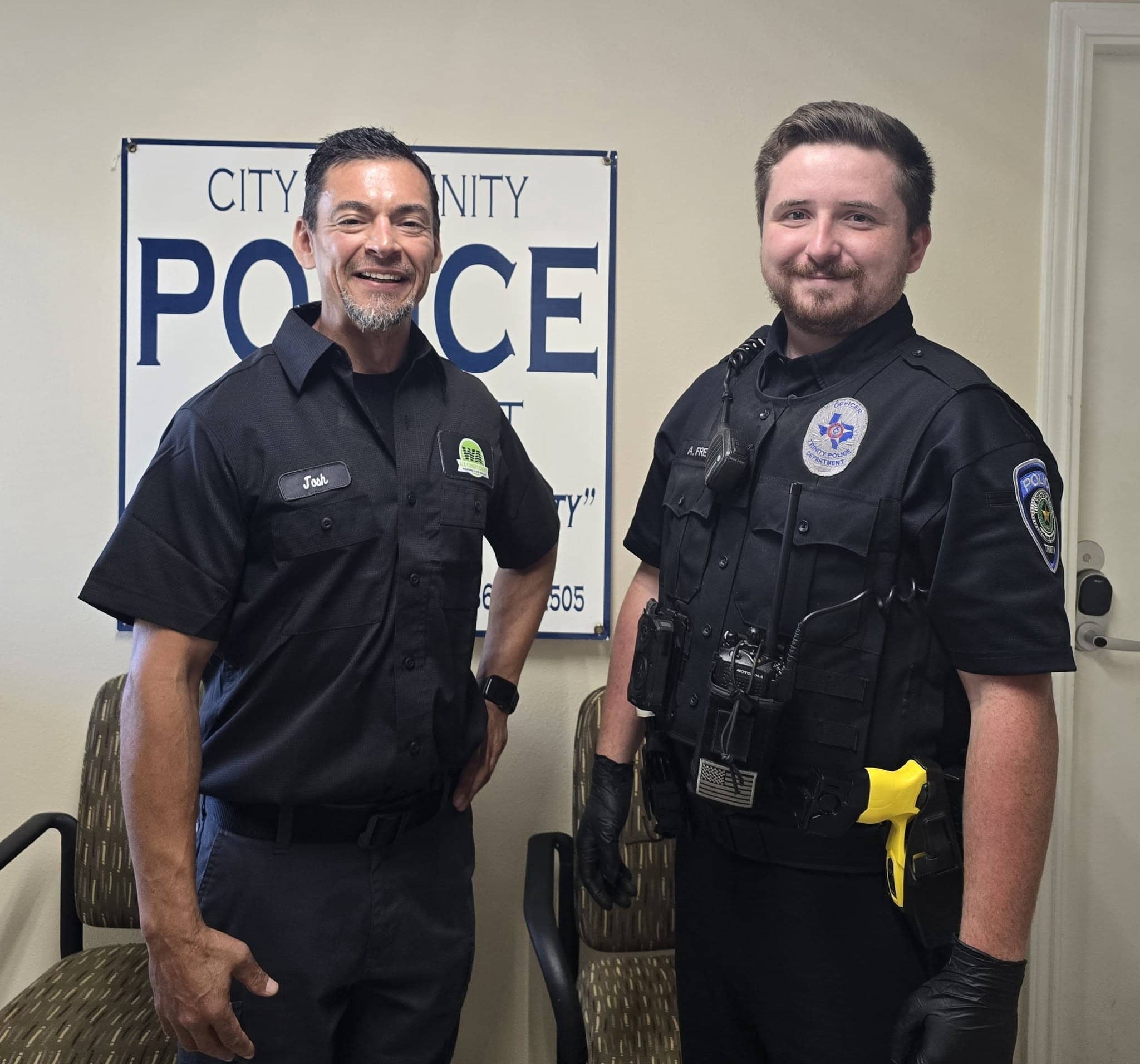 Trinity Police Department Treats on the Streets