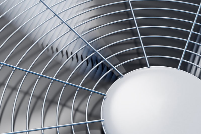 What’s That Smell Coming From My AC at Startup? The top of an air conditioning unit.