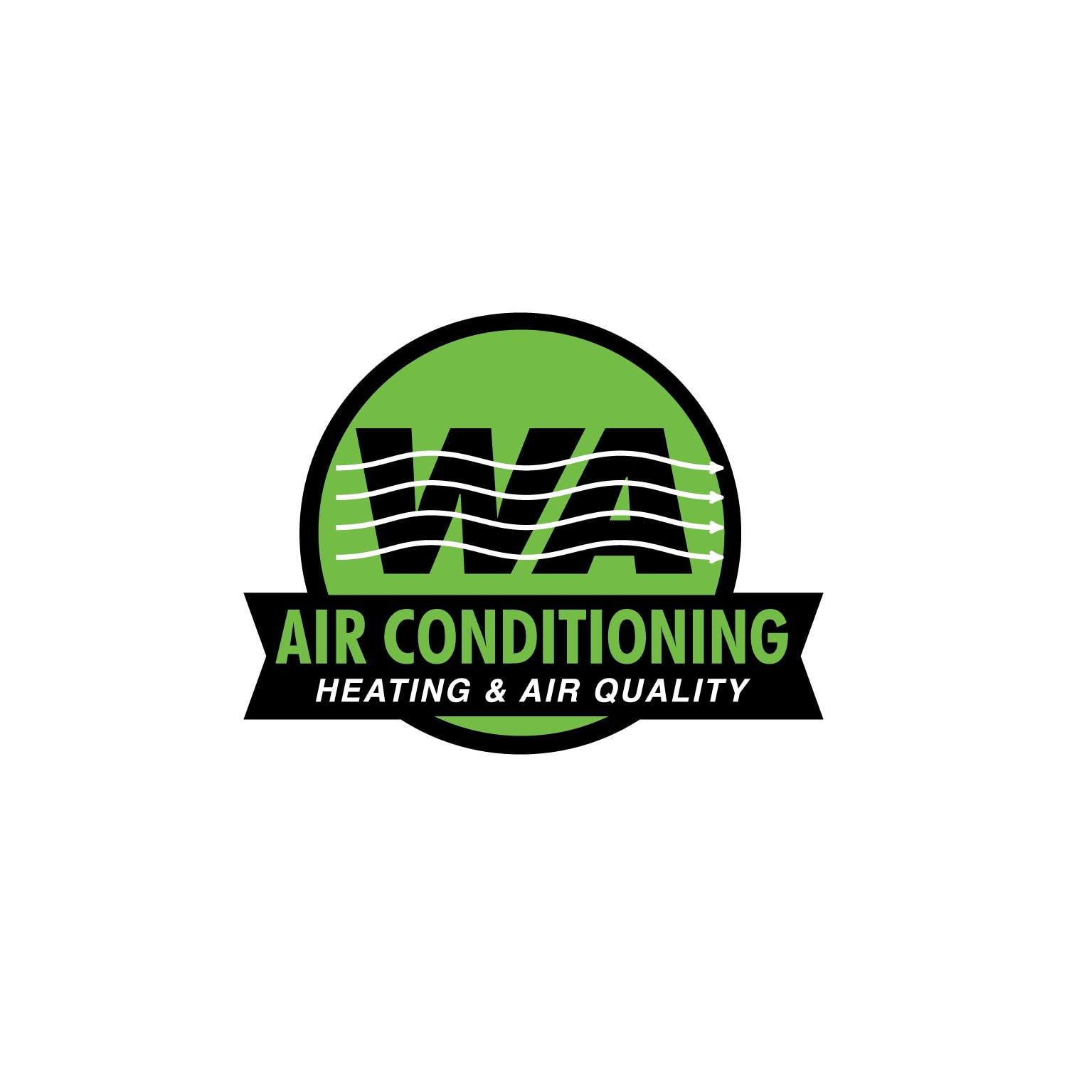 W A Air Conditioning logo